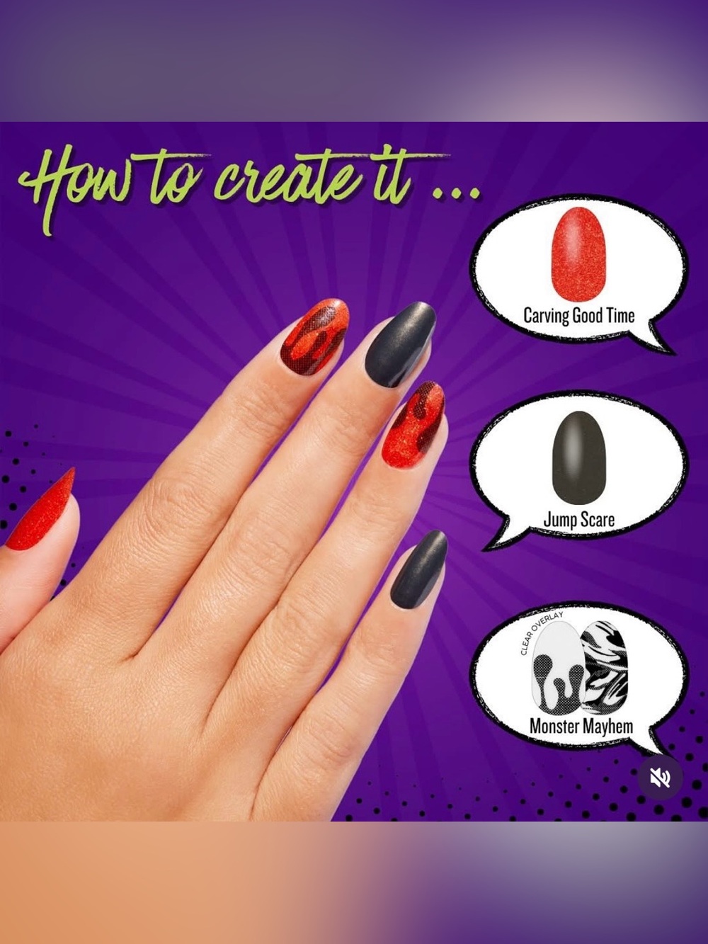 Color Street Mixed Mani Set: A Ghoulish Gathering | Halloween Orange Spiderweb - Picture 12 of 15